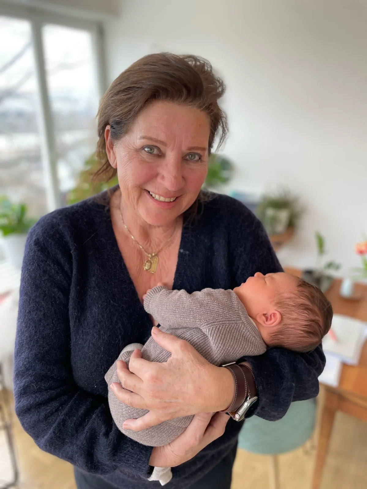 Els met een baby