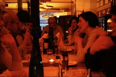 Diner met familie en vrienden